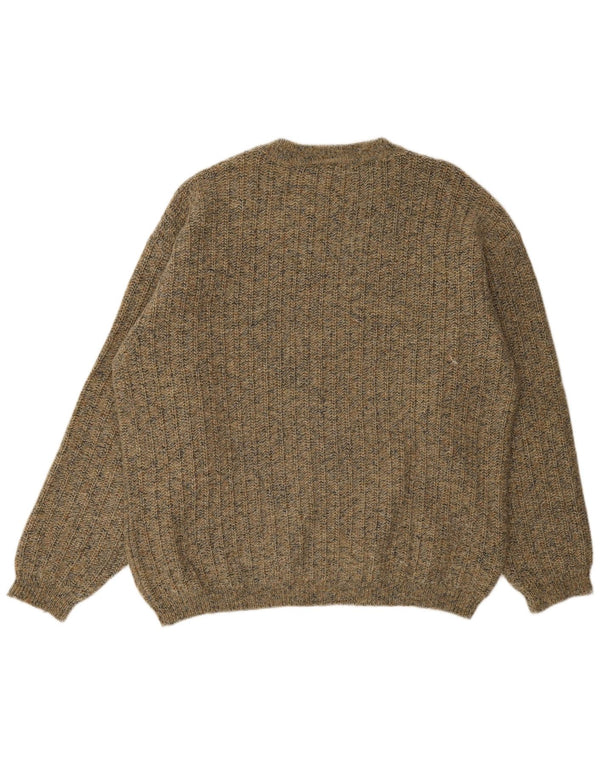 Cacharel Jersey Regular Fit con Cuello Redondo para Hombre IT 54 XL Caqui Moteado