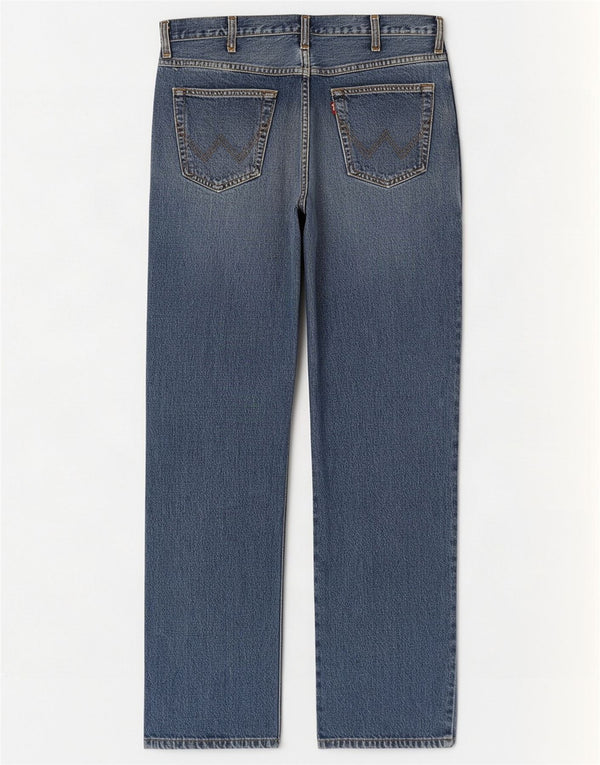Wrangler Vaqueros rectos Texas para hombre W36 L32 Algodón azul