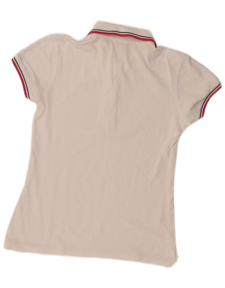 Diadora Polo para mujer UK 10 Small White