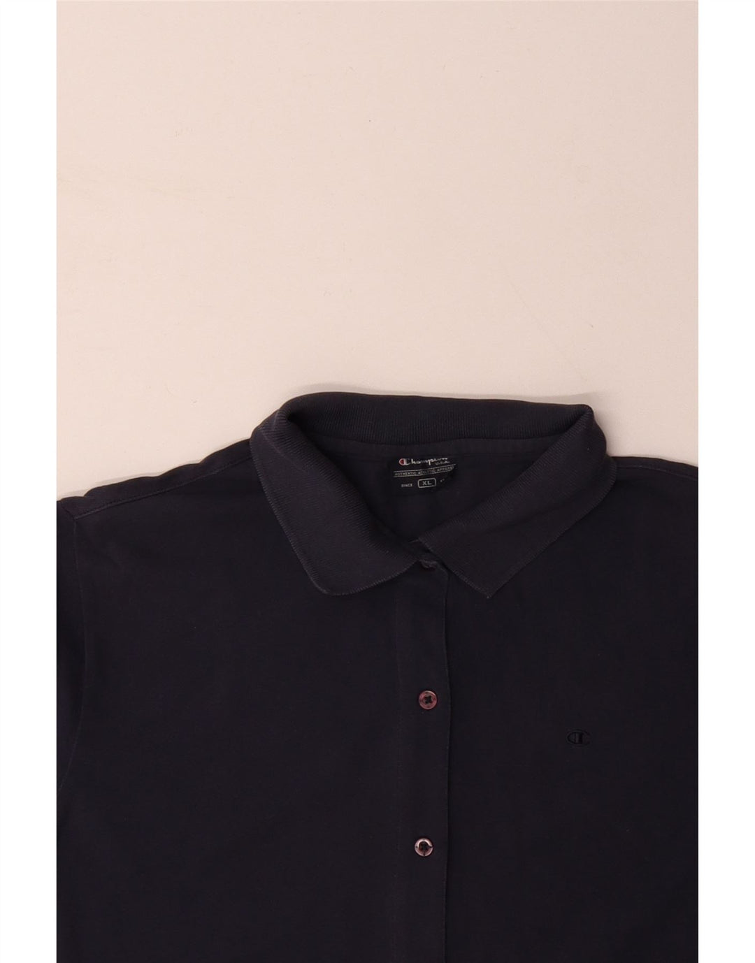 CHAMPION Blusa de manga corta para mujer UK 40 XL Azul marino