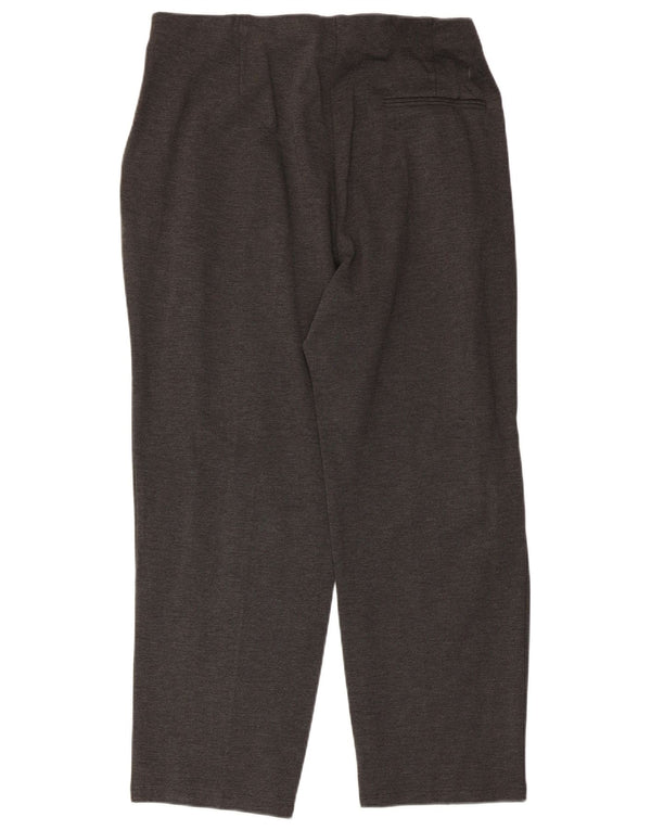 Marks & Spencer Pantalones chinos de cintura alta para mujer UK 20 2XL W38 L27 Gris