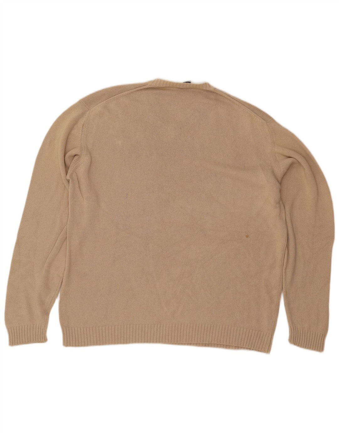 Trussardi Jersey Con Cuello De Pico Para Hombre Large Beige Algodón