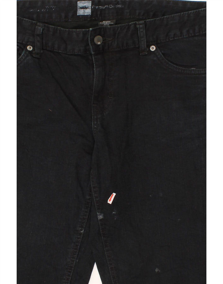 MOSSIMO Womens Slim Jeans US 12 Large W34 L31 Black Cotton Vintage Mossimo and Second-Hand Mossimo from Messina Hembry 