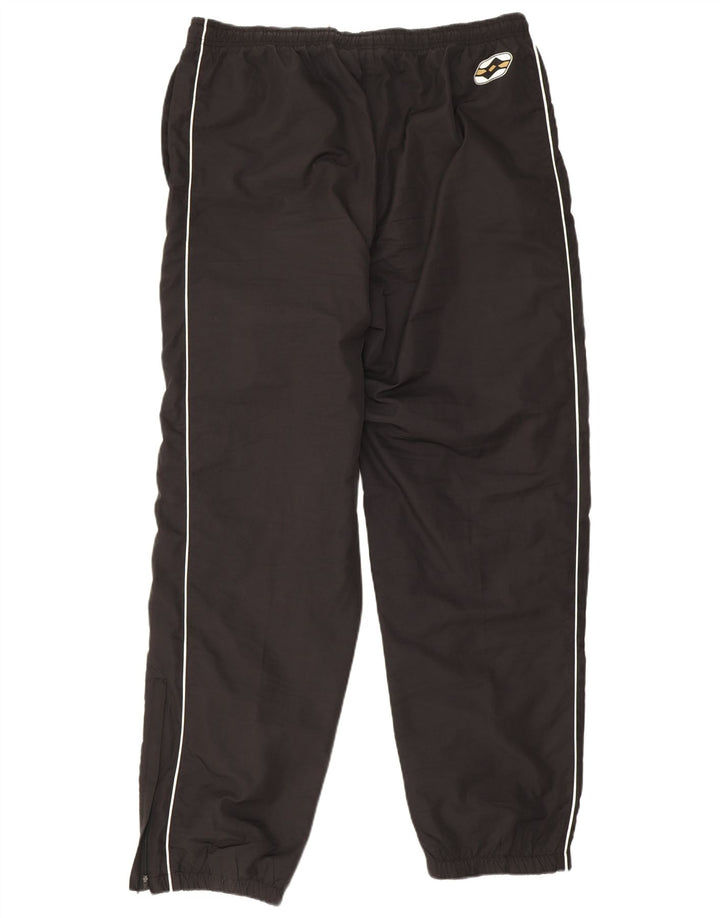 Lotto Hombre Pantalones De Chándal Joggers Large Negro Poliéster
