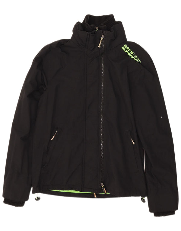 Superdry Chaqueta Cortavientos The Windcheater para Mujer UK 46 Large Nylon Negro