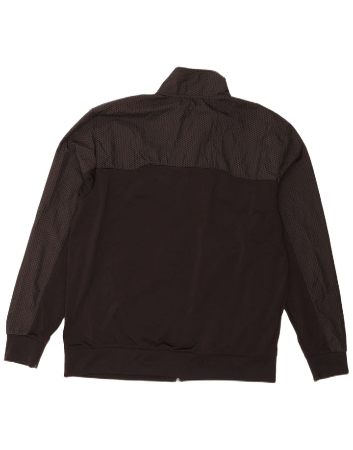 Puma Hombre Chándal Top Chaqueta XL Negro Manchado
