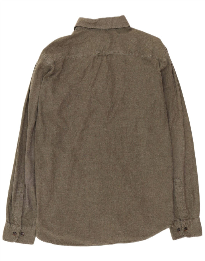 Camisa Jack & Jones Hombre Medium Khaki Algodón