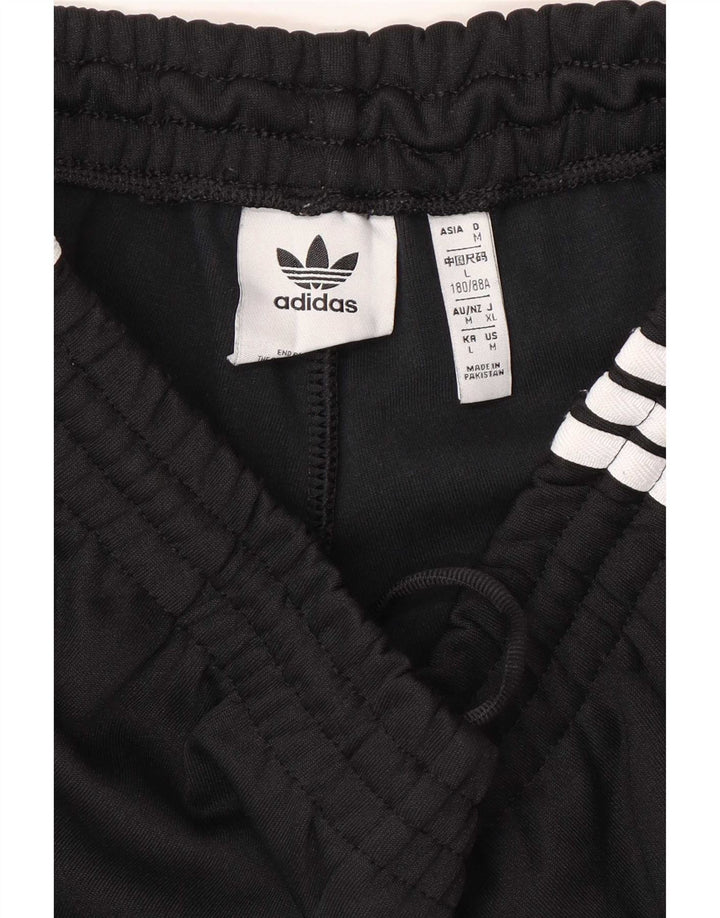 Adidas Hombre Pantalones De Chándal Joggers Grande Negro Poliéster