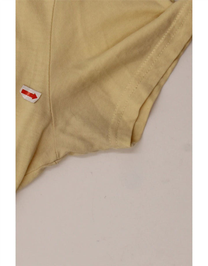 LYLE & SCOTT Camiseta para hombre Top Small Amarillo Algodón