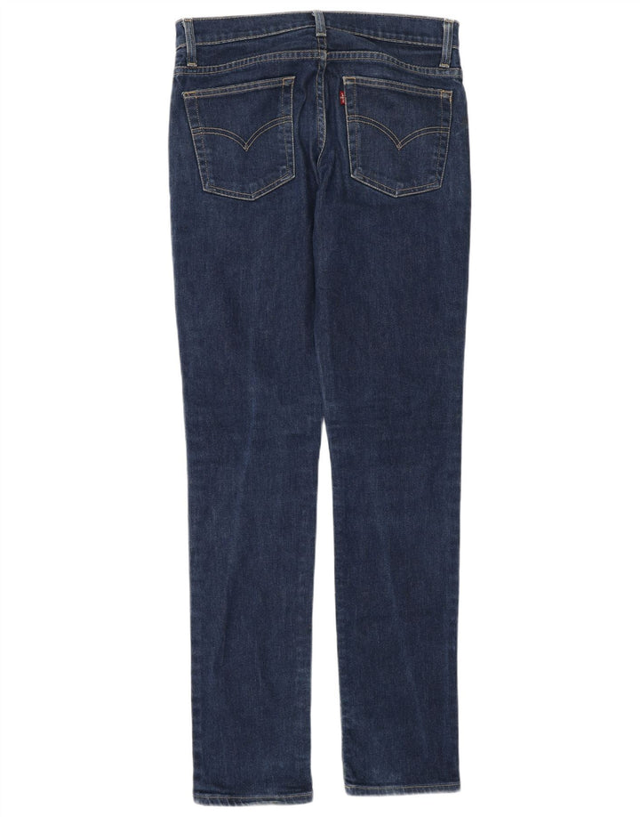 Vaqueros Levi's Mujer Slim W28 L34 Algodón Azul Marino