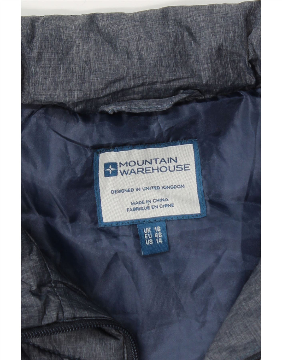Chaleco acolchado para mujer Mountain Warehouse ES 40 XL Poliéster azul marino