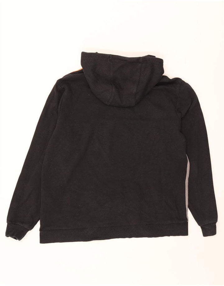 Ellesse Hombre Sudadera Con Capucha Jersey De Algodón Color Block Mediano Negro