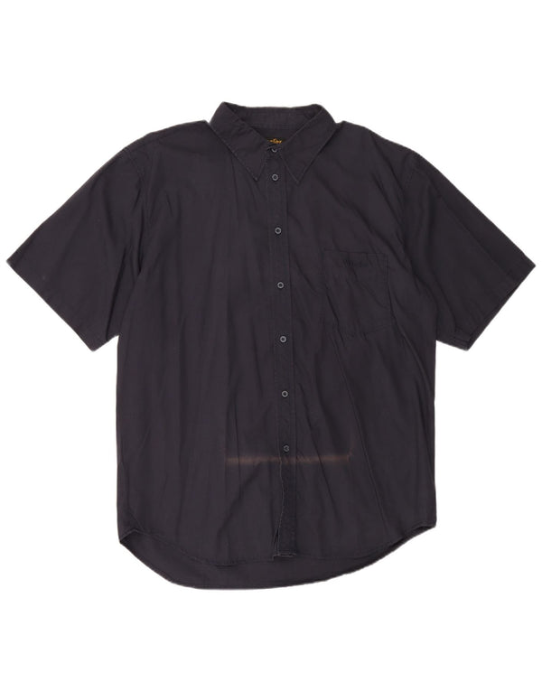 Wrangler Camisa Manga Corta Hombre 2XL Azul Marino Algodón