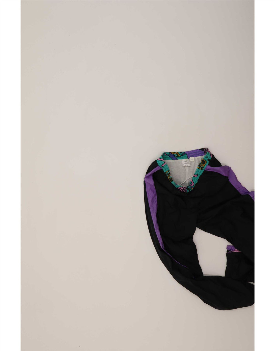 Dingo Hombre Pantalones De Chándal Joggers Small Negro Colorblock