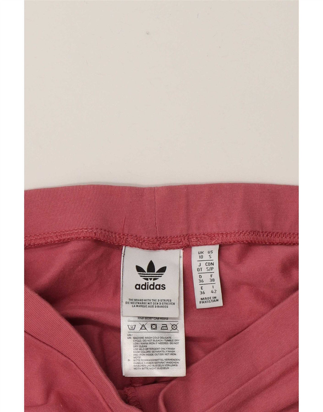 Adidas Leggings para mujer Reino Unido 10 Pequeño Algodón Rosa