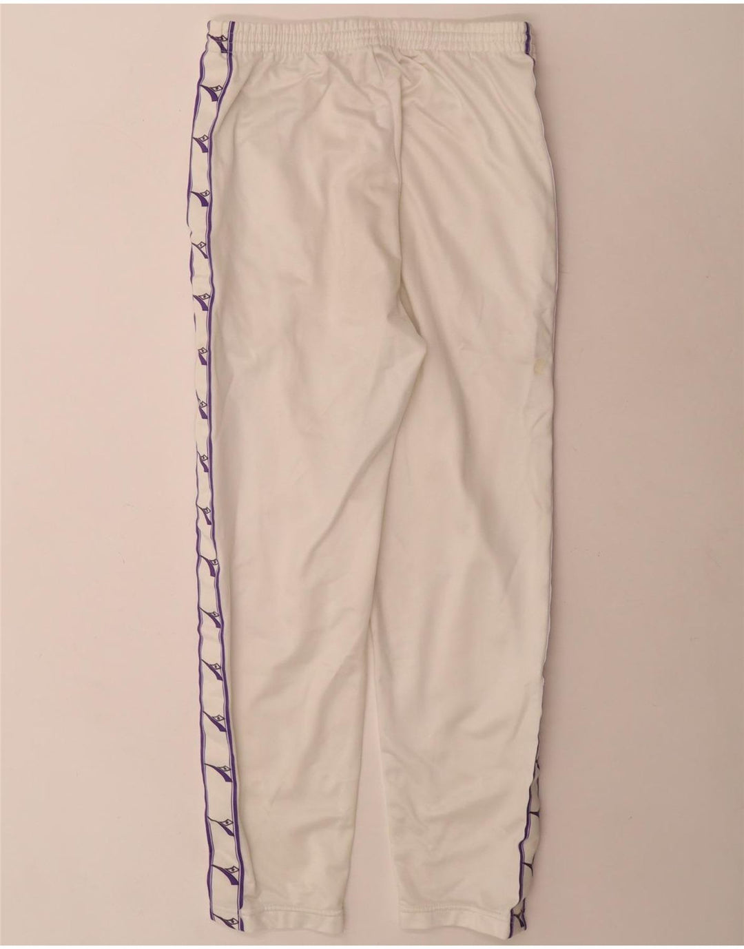 Diadora Pantalones De Chándal Gráficos Para Mujer ES 40 Pequeño Poliéster Blanco