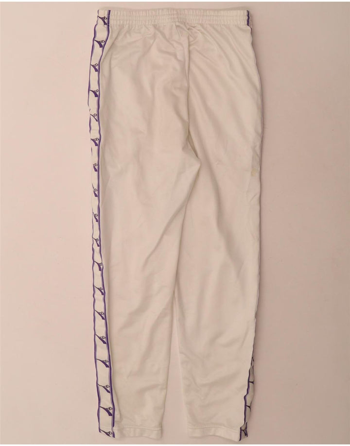 Diadora Pantalones De Chándal Gráficos Para Mujer ES 40 Pequeño Poliéster Blanco