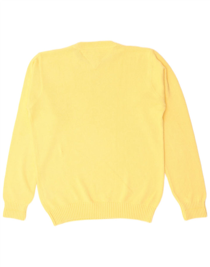 TOMMY HILFIGER Jersey De Cuello Redondo Para Hombre Algodón Amarillo Medio