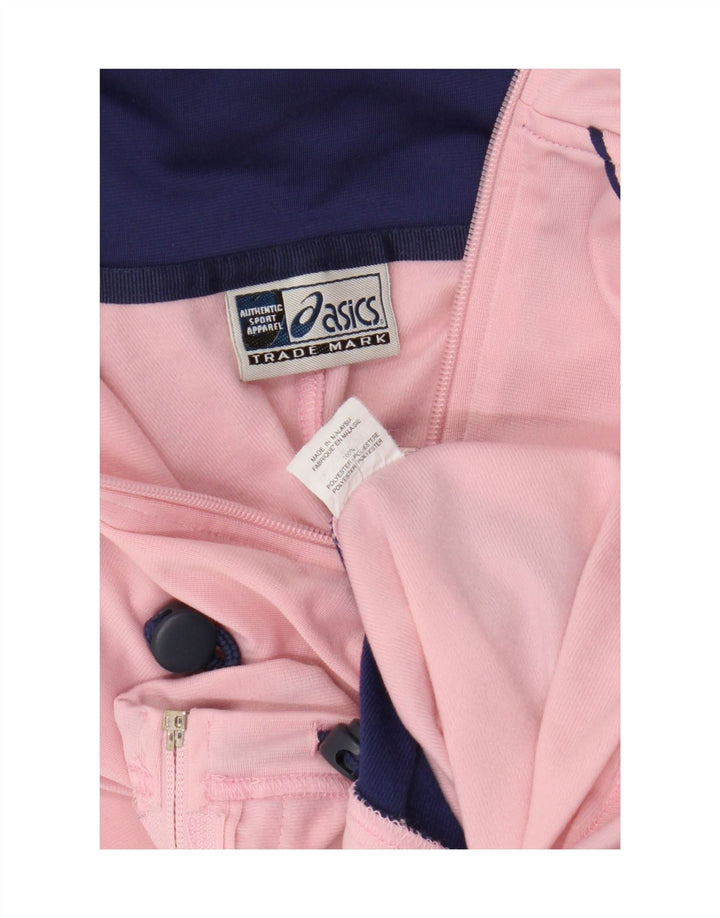 Asics - Chaqueta de chándal con capucha para mujer, talla 40, color rosa medio