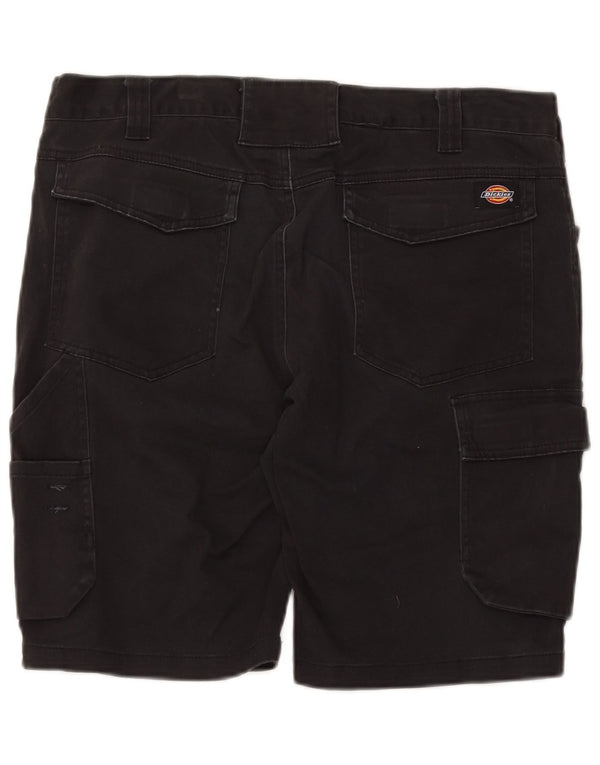 Dickies Mens Cargo Shorts W36 Grande Algodón Negro