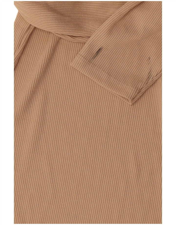 Top Lipsy Mujer Manga Larga ES 44 Poliéster Beige Medio