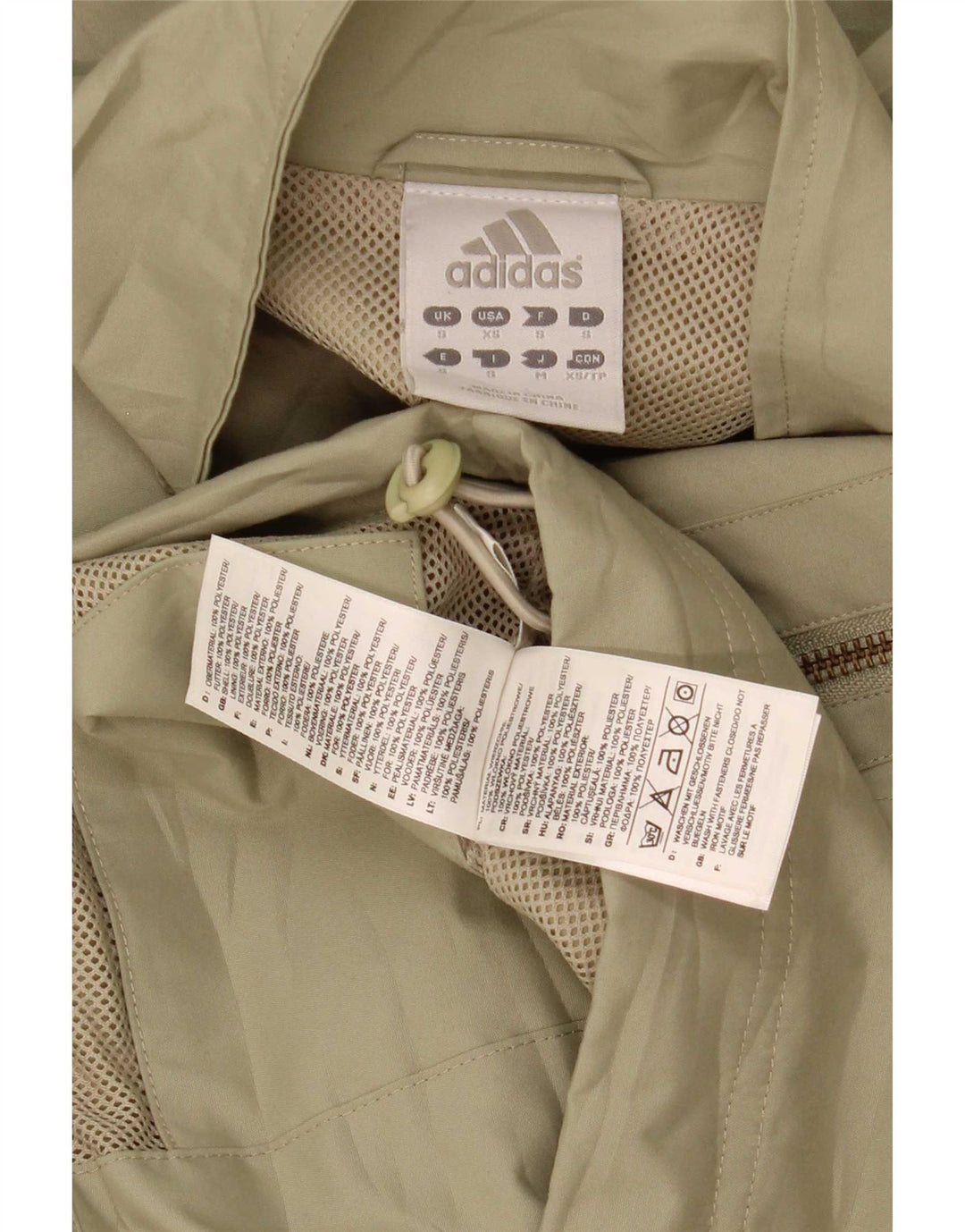 Adidas Chaqueta Bomber para Hombre UK 36 Small Verde Poliéster