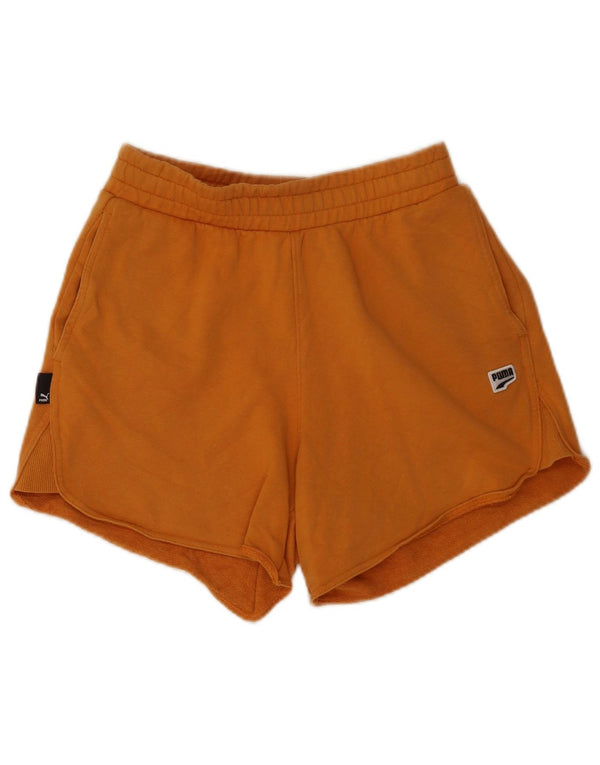 PUMA Womens Sport Shorts UK 8 Small  Orange