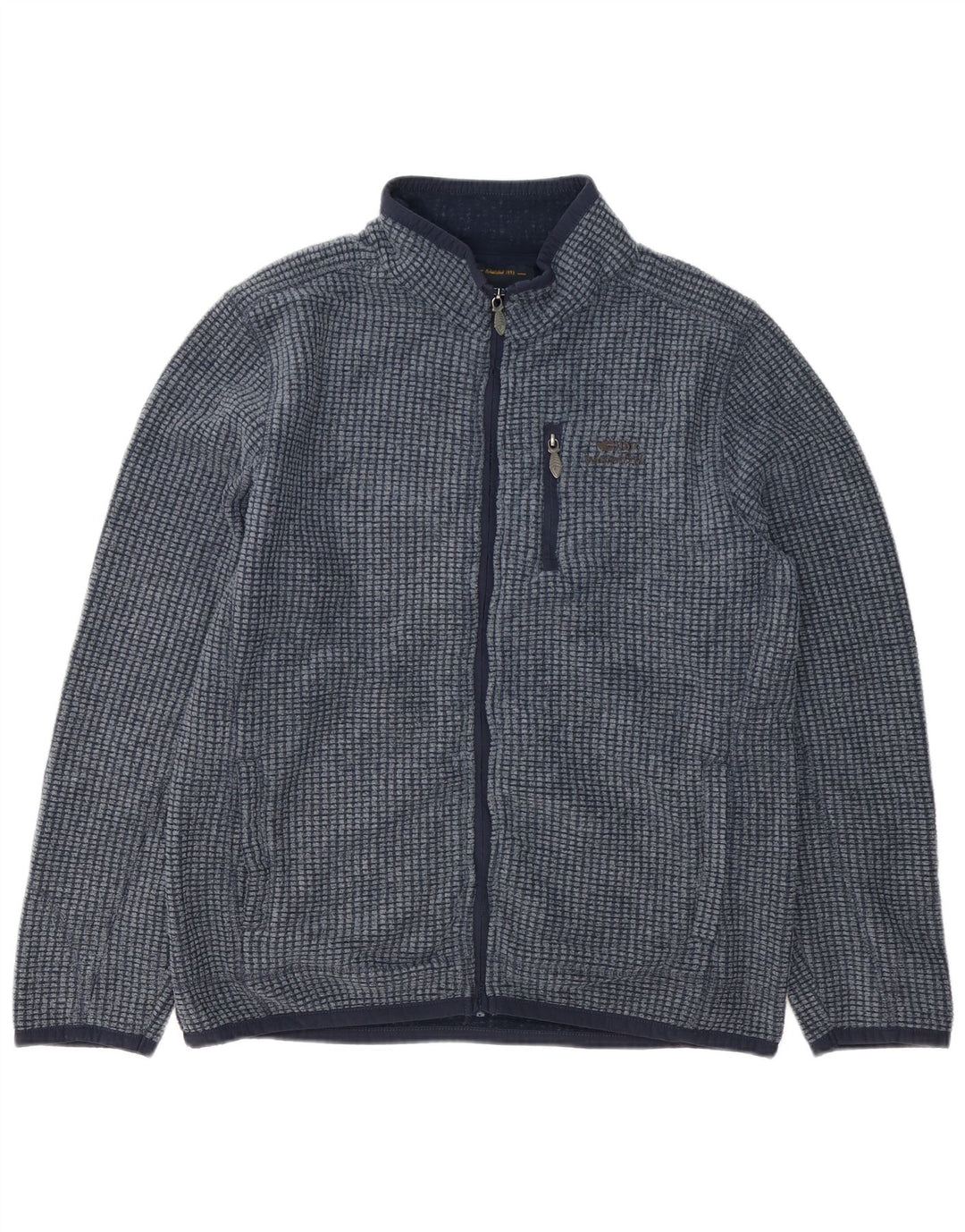 Weird Fish Chaqueta polar para hombre Poliéster azul marino grande