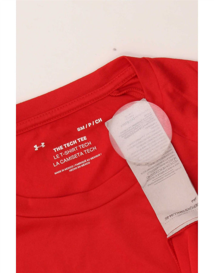 Camiseta Under Armour Hombre Top Small Rojo Poliéster
