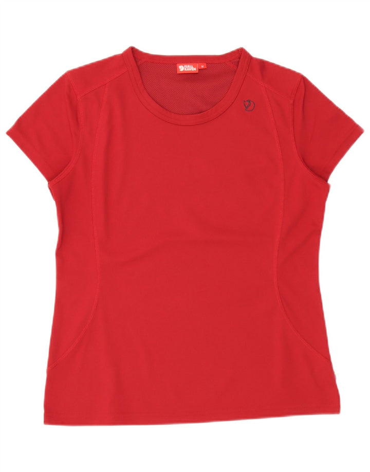 Fjall Raven Camiseta para mujer Top UK 44 Medio Borgoña Poliéster