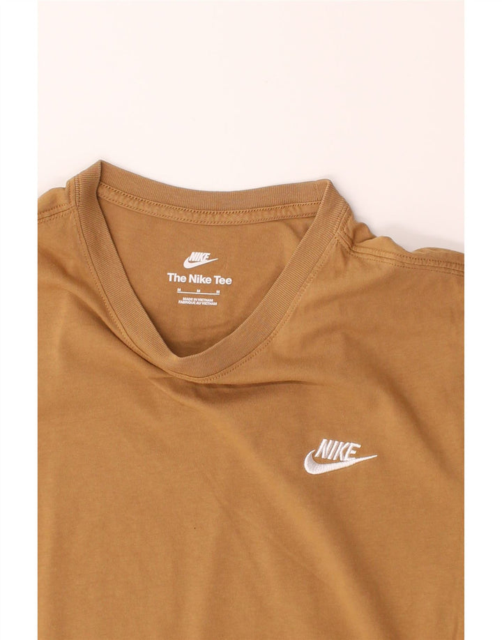 NIKE Mens T-Shirt Top Medium Beige Cotton Vintage Nike and Second-Hand Nike from Messina Hembry 