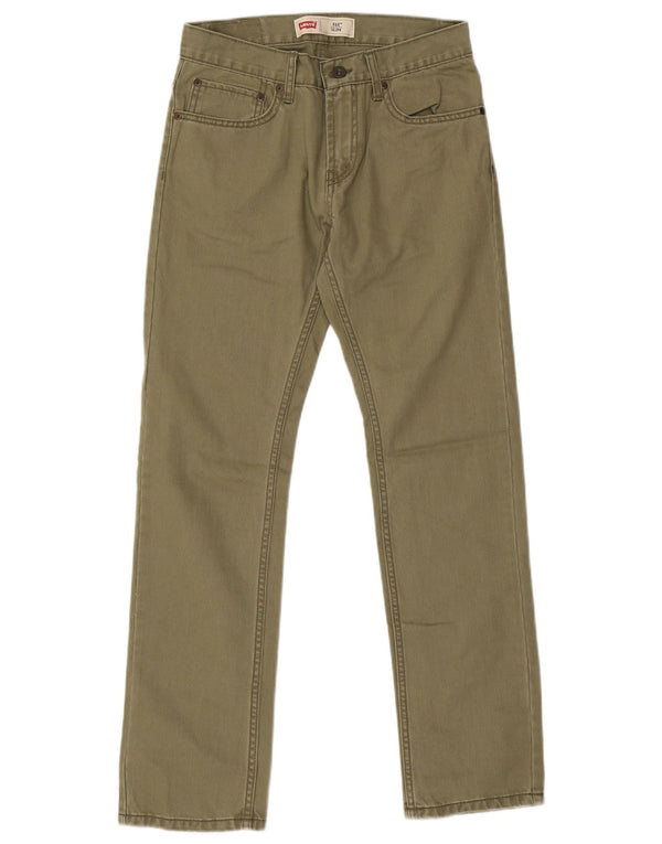 Levi's Boys 511 Slim Jeans 15-16 años W28 L28 Algodón Caqui
