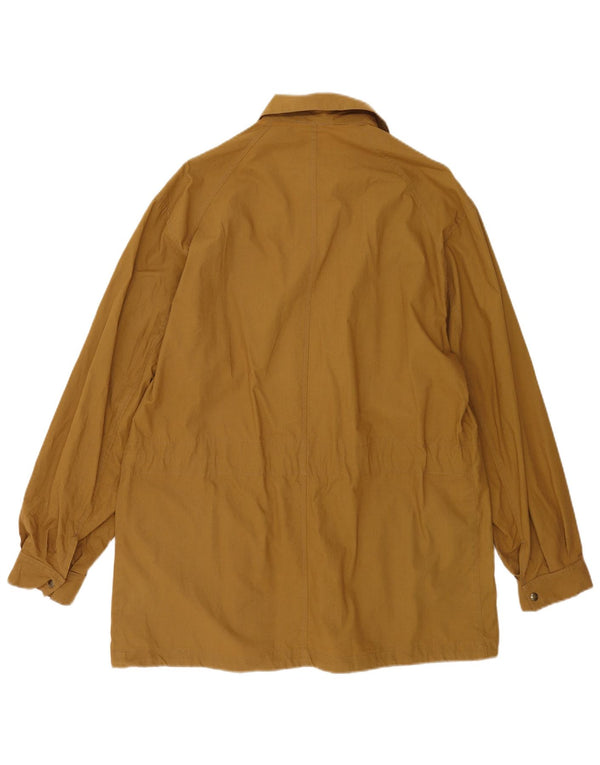Vintage hombres chaqueta utilitaria Reino Unido 38 algodón beige medio
