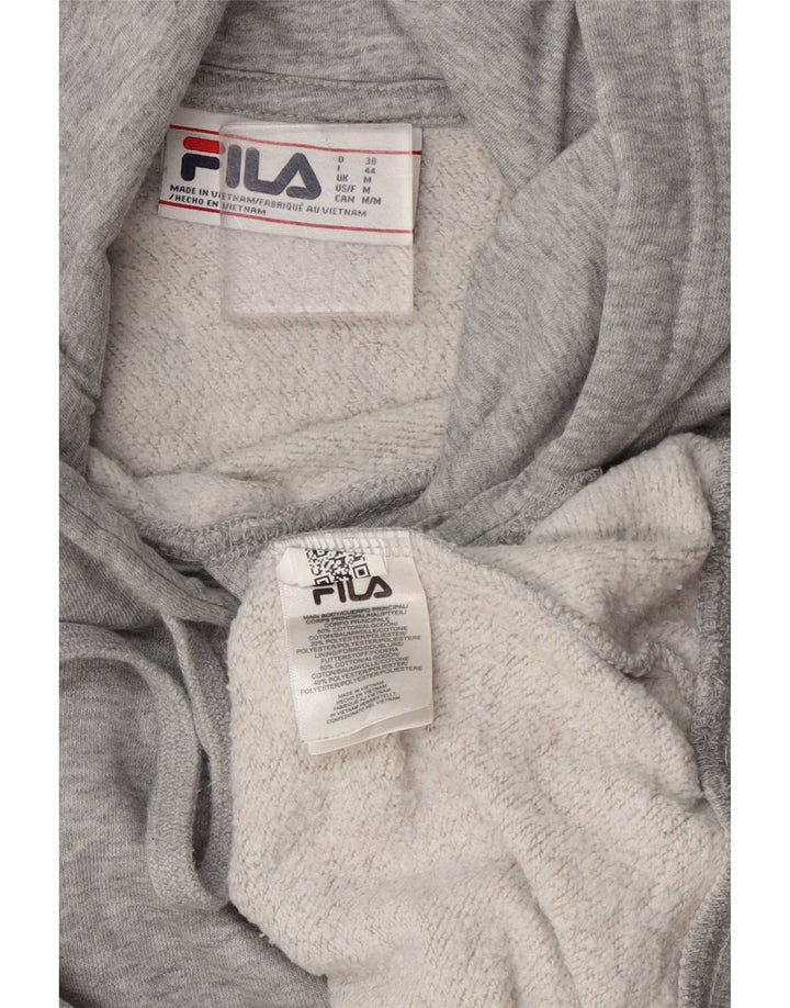 Fila Jersey con capucha para mujer UK 44 Algodón gris medio