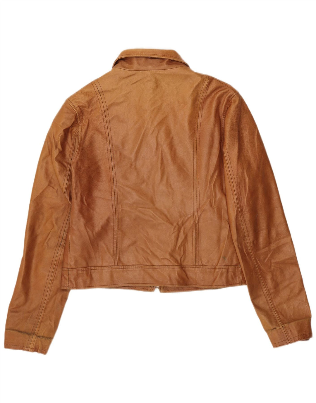 Nadine Chaqueta de cuero para hombre UK 40 Large Cuero marrón