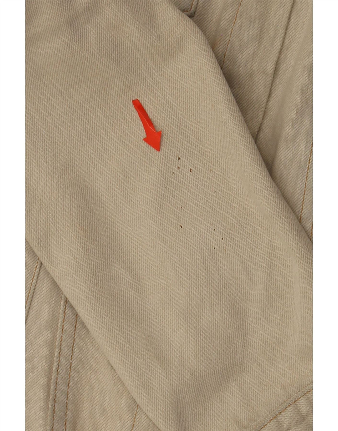 Rifle Chaqueta vaquera corta para mujer Reino Unido 12 Algodón beige medio