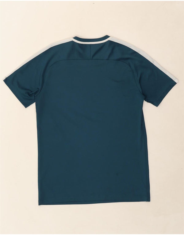 NIKE Mens Dri Fit Graphic T-Shirt Top Medium Blue