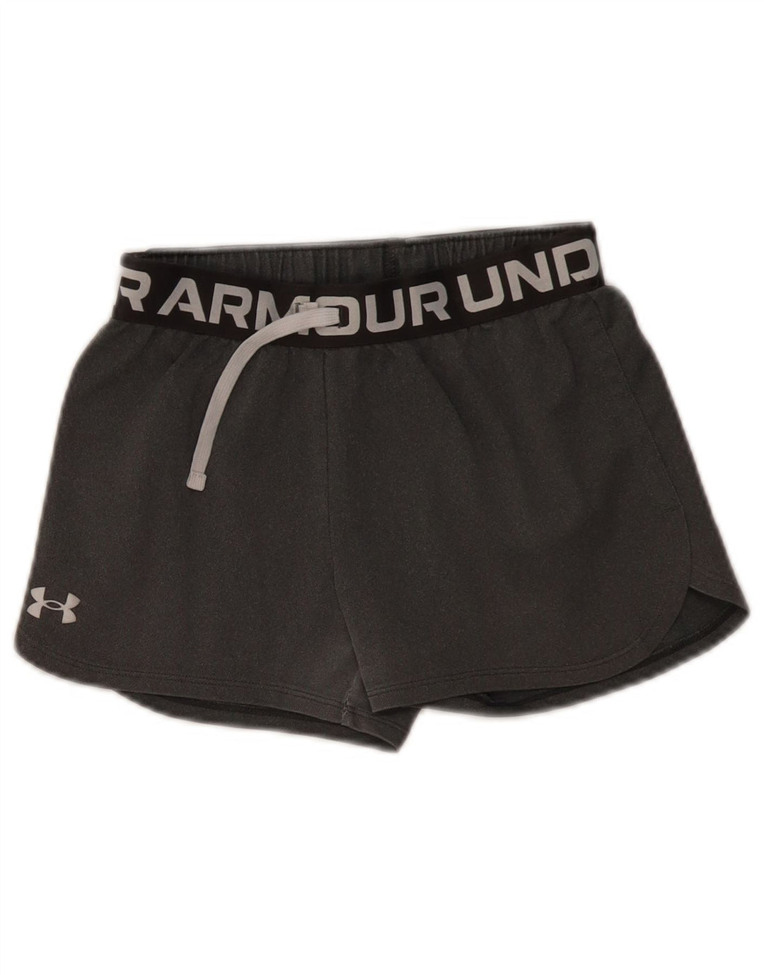 UNDER ARMOUR Pantalones cortos deportivos Heat Gear Graphic para niñas 9-10 años Gris medio