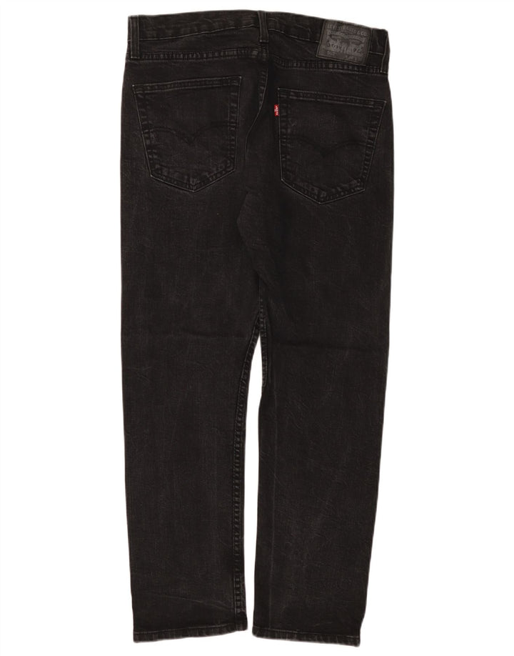 LEVI'S Vaqueros cónicos 502 para hombre W32 L30 Algodón negro