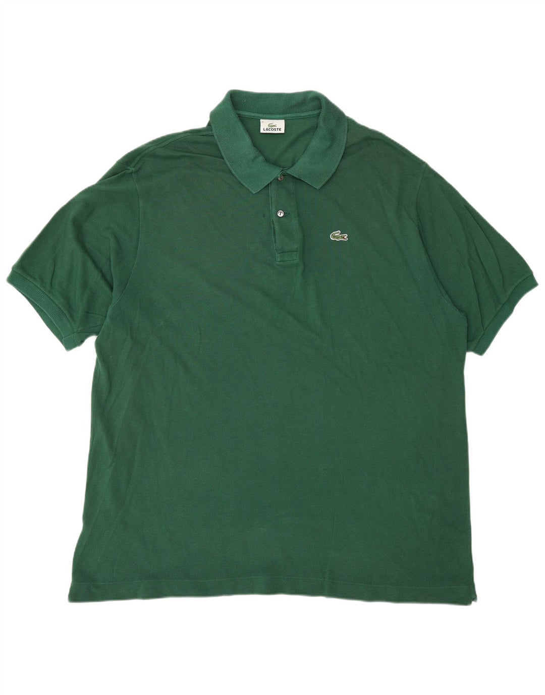 LACOSTE Polo para hombre Talla 8 3XL Algodón verde
