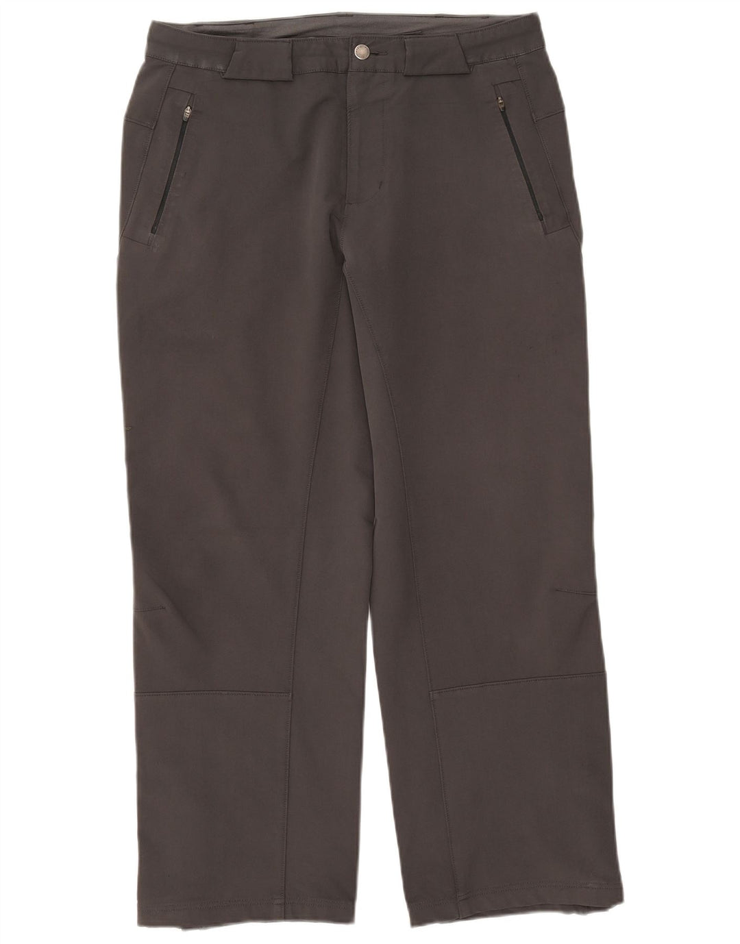 Columbia Pantalón cortavientos recto de titanio para hombre W34 L29 Poliéster gris