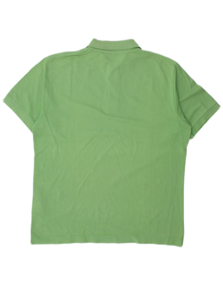 Polo Kappa Hombre Algodón Verde Medio