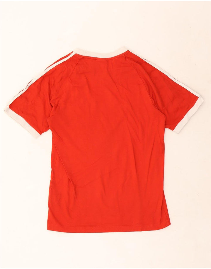 Adidas Hombre Camiseta Top Small Rojo Algodón