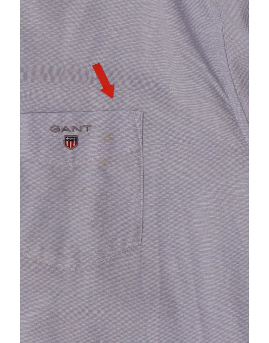Gant Camisa de corte regular para hombre Talla 17 1/2 XL Algodón azul