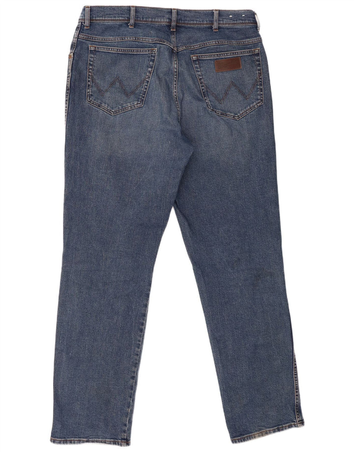 Wrangler Vaqueros rectos para hombre W40 L34 Algodón azul