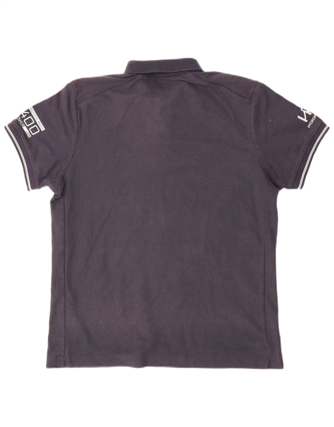 Helly Hansen Polo gráfico para hombre de algodón azul marino mediano