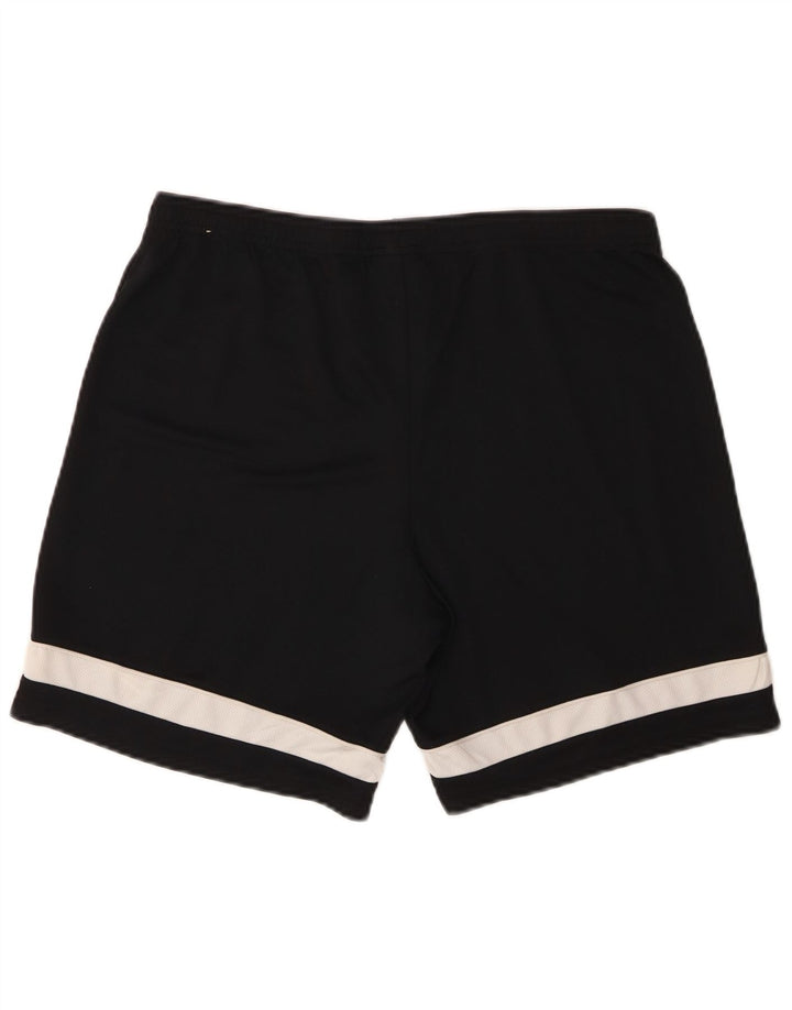 Nike - Pantalones cortos deportivos Dri Fit para hombre, poliéster color block, talla grande, color negro