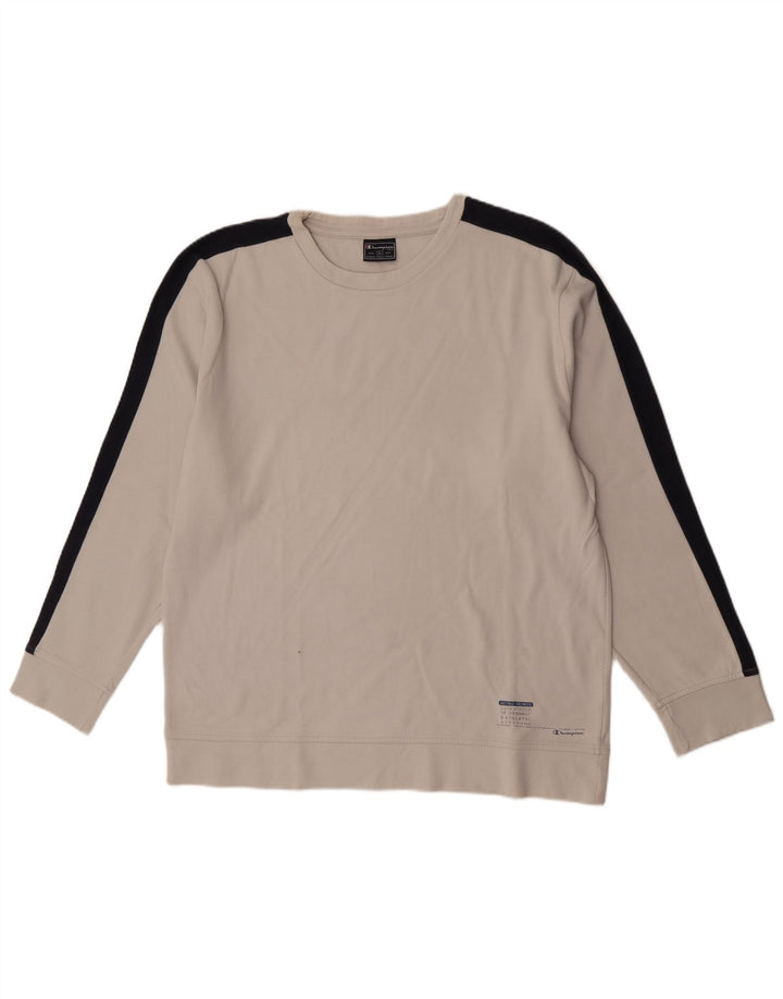 Champion Sudadera Jumper XL Blanco Colorblock Algodón
