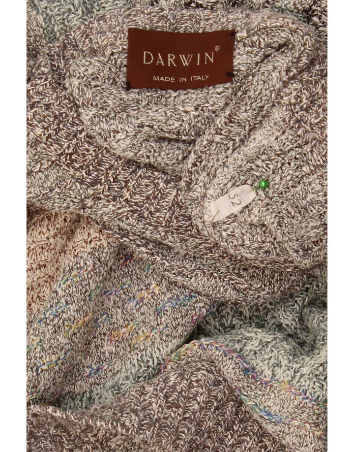 Jersey Darwin para Hombre con Cuello Redondo Talla 52 Grande a Rayas Multicolor