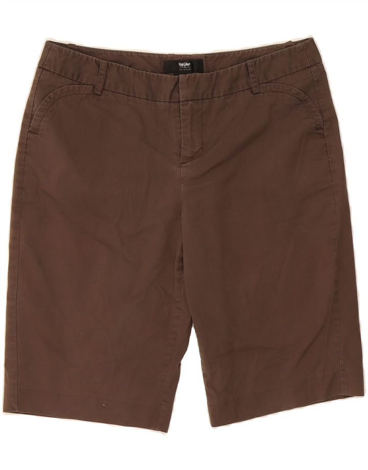 MOSSIMO Womens Casual Shorts US 6 Medium W28 Brown Cotton Vintage Mossimo and Second-Hand Mossimo from Messina Hembry 